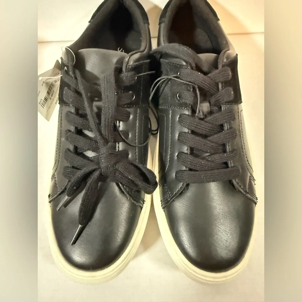Stylus Men's Saunter Suede Trim Sneakers Black Size 8